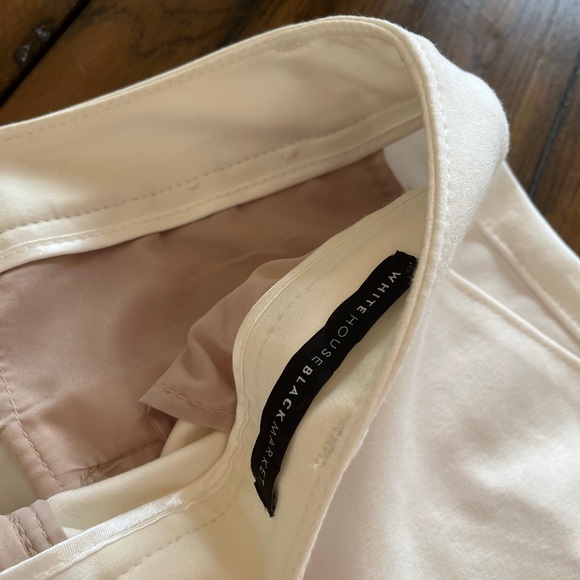 White House Black Market Cream Ankle Pants - Picture 7 of 8